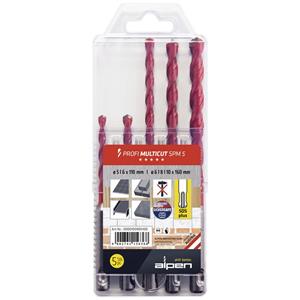 Alpen 100905100 Multifunctionele boor set 5-delig