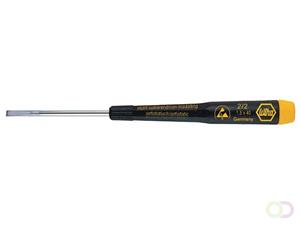 Wiha Precisie schroevendraaier - Platte kop - 1,5mm (ESD) - 