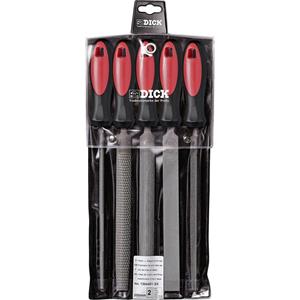 Dick 1304401-2K Set vijlen/raspen 5-delig Slaglengte 200 mm 1 set(s)