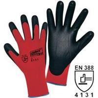 Handschuhe SKINNY rot / schwarz, VE 12 Paar Größe 10 (XL)