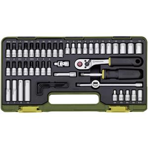 Proxxon Set voor fijne mechanica met haakse ratel 6,3 mm (1/4") 49-delig 23280