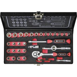 toolcraft Dopsleutelset 6,3 mm (1/4") 36 delig 826363