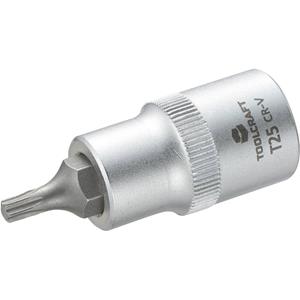 toolcraft Innen-TORX Steckschlüssel-Bit-Einsatz T 25 1/2  (12.5 mm)