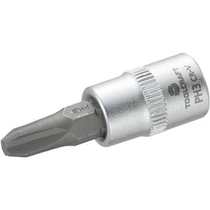 toolcraft Kreuzschlitz Phillips Steckschlüssel-Bit-Einsatz PH 3 1/4  (6.3 mm)