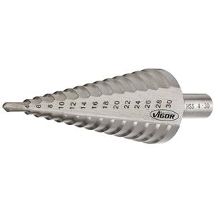 Vigor V2396 HSS Getrapte boor 1 stuks