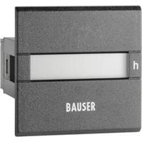Bauser 3801.2.1.0.1.2 Digitale timer 12 - 24 V/DC Inbouwmaten 45 x 45 mm