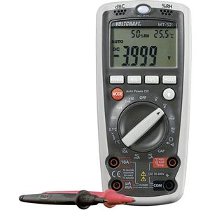 Voltcraft MT-52 Hand-Multimeter digital Umwelt-Messfunktion CAT III 600V Anzeige (Counts): 4000