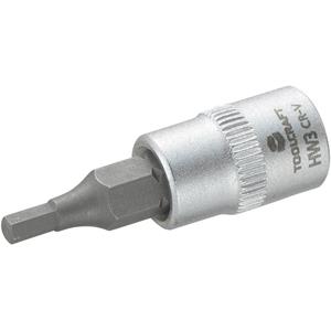 toolcraft Innen-Sechskant Steckschlüssel-Bit-Einsatz 3mm 1/4  (6.3 mm)