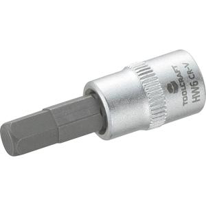 toolcraft Innen-Sechskant Steckschlüssel-Bit-Einsatz 6mm 1/4  (6.3 mm)