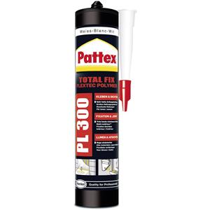 Pattex PL300 Total Fix Montagekleber 410g weiß ( Inh.12 Stück ) - PATTEX
