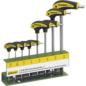 Proxxon HEX L-handtag Schroevendraaierset Werkplaats 8-delig Inbus