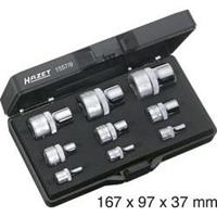 Hazet 1557/9 Buiten-Torx Dopsleutelinzetset 9-delig 1/4 (6.3 mm), 1/2 (12.5 mm), 3/8 (10 mm)