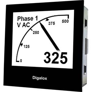 tdeinstruments DPM72-MPN Digitales Einbaumessgerät Digalox DPM72-MPN Grafisches DIN-Messgerät fü