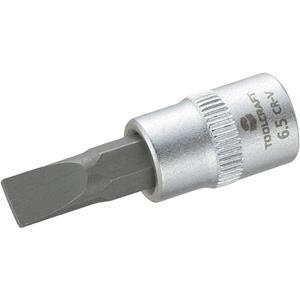toolcraft Dop 6,3 mm (1/4 inch) met 6,5 mm platte bitinzet 37 mm Kop (gereedschap) 6,3 mm (1/4 inch)