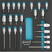 Hazet 163-119/23 163-119/23 Dopsleutel-bitinzetset 1/2 (12.5 mm) 23-delig