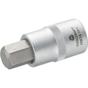 toolcraft 816161 Innen-Sechskant Steckschlüssel-Bit-Einsatz 14mm 1/2" (12.5 mm) C98989