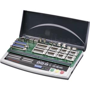 Voltcraft CT-7 CT-7 Kabeltester Geschikt voor 9-, 15-, 25-polig SUB-D, 15-polig SUB-HD, Centronics, USB A + B, IEEE 1394, BNC, RJ-45, PS/2, 5-polig DIN,