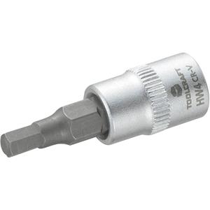 toolcraft Innen-Sechskant Steckschlüssel-Bit-Einsatz 4mm 1/4  (6.3 mm)