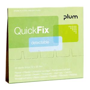 Plum Nachfüllpackung QuickFix mit 45 Pflaster, blau