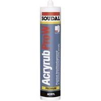 Soudal ACRYRUB PRO W Acryl Kleur (specifiek): Bruin 310 ml