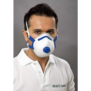 Ekastusekur EKASTU Sekur Gasmasker Mandil Soft V 412 084 Filterklasse/beschermingsgraad: FFP2 5 stuks