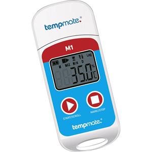 Tempmate M1 Temperatur-Datenlogger Messgröße Temperatur -30 bis +70°C PDF Funktion