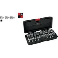 VIGOR TORX Steckschlüssel-Satz Vierkant hohl 28-teilig V2687