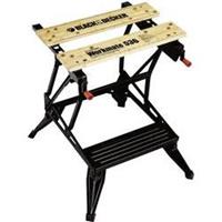 Black & Decker Workmate WM536, Werkbank, schwarz/braun - BLACK & DECKER