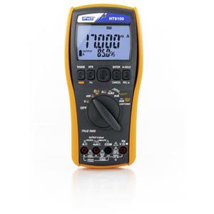 htinstruments HT Instruments HT8100 Kalibrator Spanning, Stroomsterkte, Weerstand, Frequentie 4x AA batterij (penlite), meegeleverd