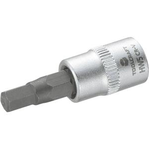 toolcraft Dop 6,3 mm (1/4 inch) met 5 mm inbus-bitinzet 37 mm Kop (gereedschap) 6,3 mm (1/4 inch)