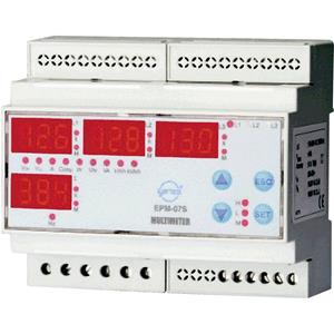 entes EPM-07S-DIN Netz-Analysegerät 1phasig, 3phasig