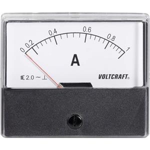 Voltcraft AM-70X60/1 A Inbouwmeter AM-70X60/1 A 1 A Weekijzer