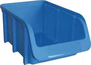 Lagersichtbox maat 2 Blauw (l x b x h) 165 x 100 x 75 mm