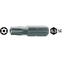 HAZET Bit 2223-T10H - Sechskant massiv 6,3 (1/4 Zoll) - Tamper Resistant TORX Profil - T10 H mm