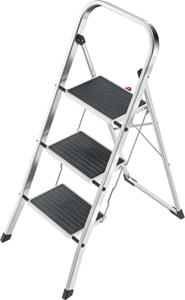 Hailo Inklapbare trapladder, aluminium, 3 treden