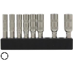 donauelektronik Außen-Sechskant Steckschlüsseleinsatz-Set 8teilig 5/32  (4 mm)