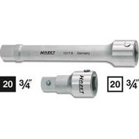 HAZET Verlängerung 1017-3 - Vierkant hohl 20 mm (3/4 Zoll) - Vierkant massiv 20 mm (3/4 Zoll)