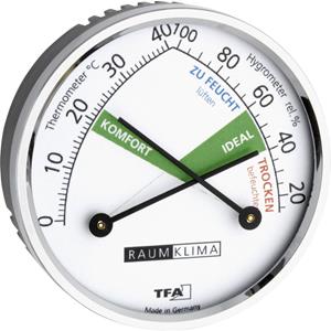 tfadostmann TFA Dostmann 45.2024 Thermo- en hygrometer Zilver