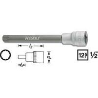 HAZET Schraubendrehereinsatz einzeln Innen Vielzahn Profil XZN Vierkant hohl 12,5 mm M10 mm Steckschlüsseleinsatz