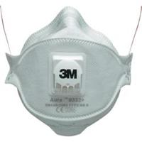 3m Aura™ 9332+ Feinstaubmaske mit Ventil FFP3 D 10 St. DIN EN 149:2001, DIN EN 149:2009