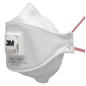 3M Aura stofmasker met uitademventiel ffp3 doos à 10 stuks