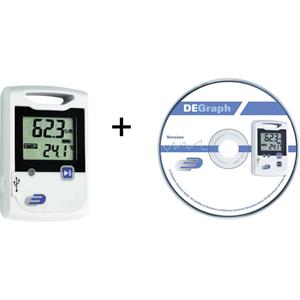 dostmannelectronic Dostmann Electronic 5005-1002 LOG20 Set Multidatalogger Te meten grootheid Temperatuur, Vochtigheid -30 tot 60 °C 0 tot 99 % Hrel