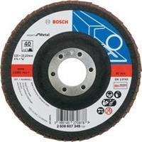 Waaierslijpschijven Bosch 2608607349 Diameter 115 mm Binnendiameter 22.23 mm Korreling 40