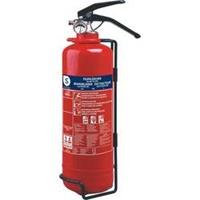 Smartwares Pulver-Feuerlöscher BB2 2 kg Klasse ABC Stahl 10.014.68 Rot