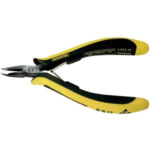 bernsteintools Bernstein Tools EUROline-Conductive 3-672-15 ESD Puntsnijder Met facet 130 mm