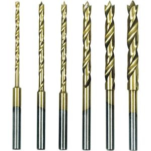 Proxxon 28 876 HSS Metaal-spiraalboorset 6-delig 1.5 mm, 2 mm, 2.5 mm, 3 mm, 3.5 mm, 4 mm TiN Cilinderschacht 1 set