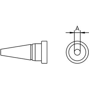 weller LT-AS Lötspitze Rundform Spitzen-Größe 1.6mm Inhalt 1St.