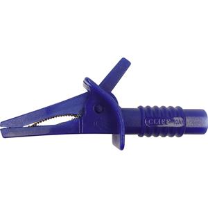 cliff Sicherheits-Abgreifklemme Steckanschluss 4mm CAT II 1000 V, CAT III 600V Blau