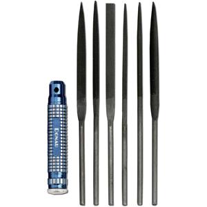 Profiline Needle Files Set 7 stuks met metalen houder Donau M60 160 mm