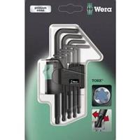 Wera 967 PKL/9 SB Haakse schroevendraaierset Torx 9-delig